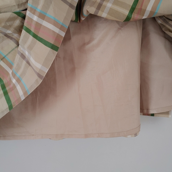 Tommy Hilfiger Silk Pleated Skirt Plaid Size 10 - Picture 12 of 16